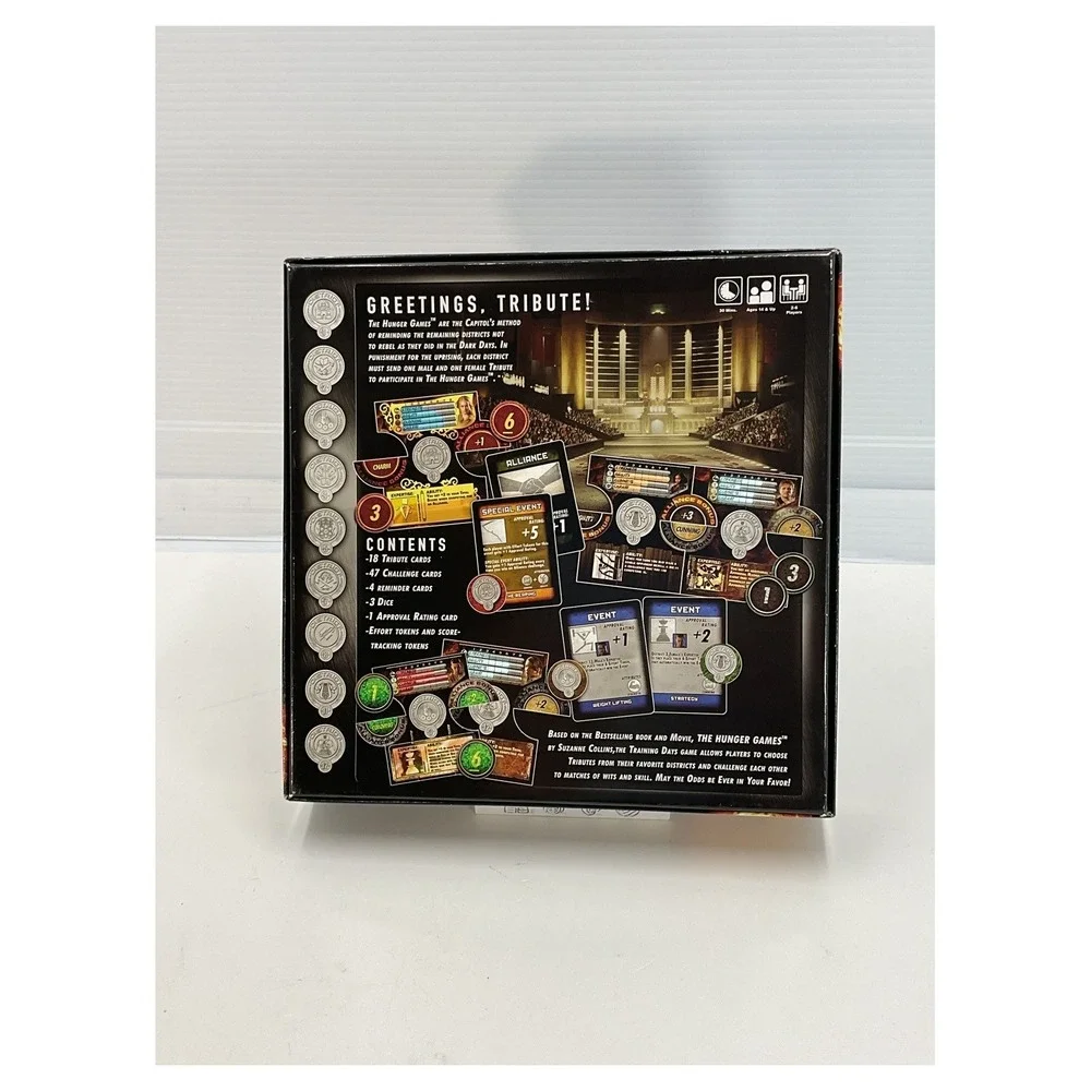 The Hunger Games Training Days Board Game Strategy Ages 14+ - Picture 2 of 2